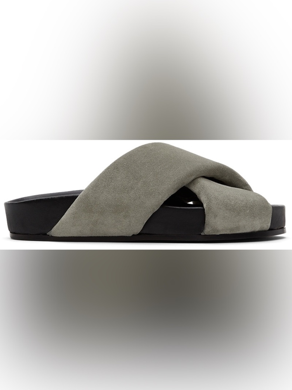 CO SUEDE PUFFY SANDALS 38